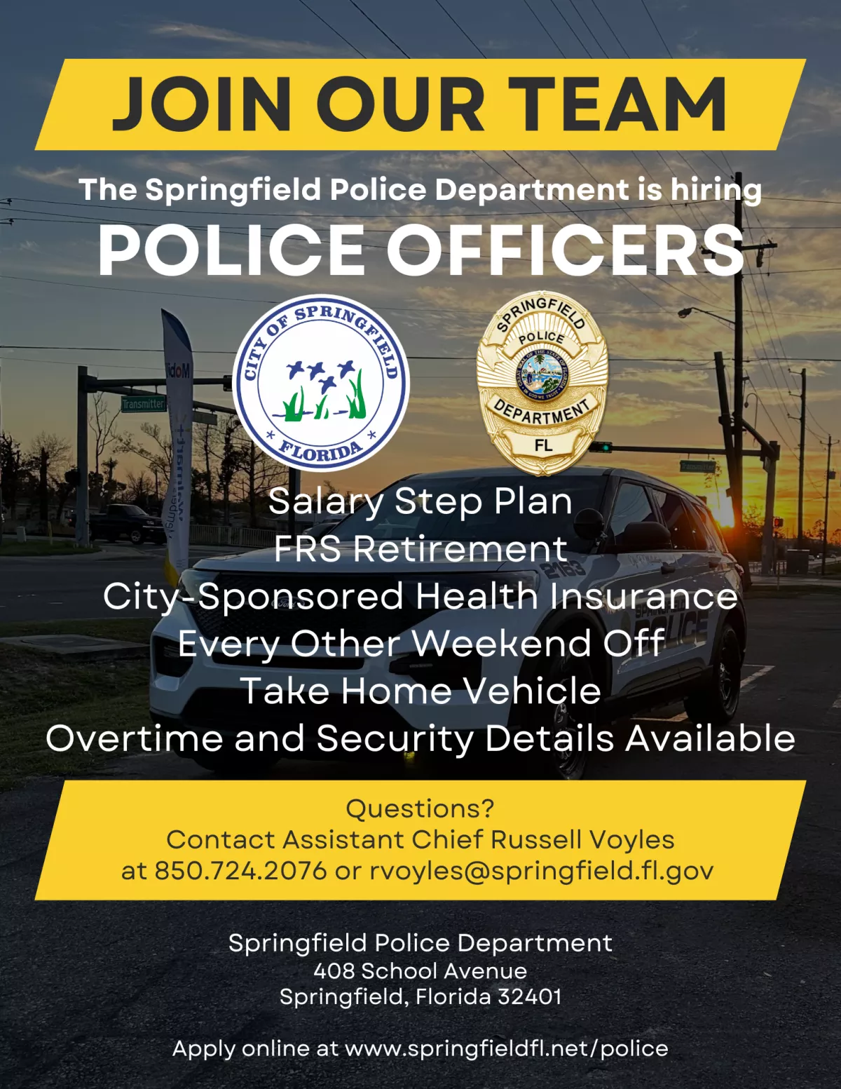 Police Officer Recruitment Poster